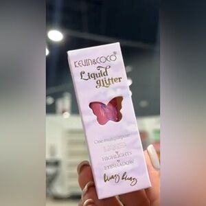 KEVIN&COCO Liquid Glitter Eyeshadow - Pink and Purple